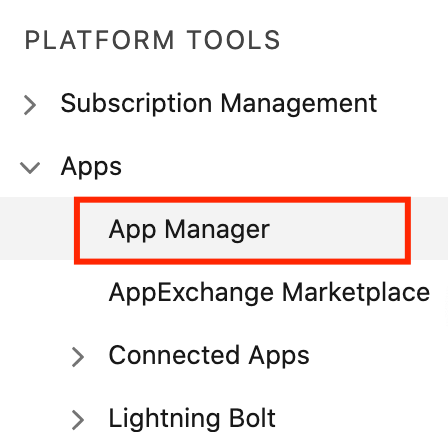 Fig.8. Salesforce - App Manager